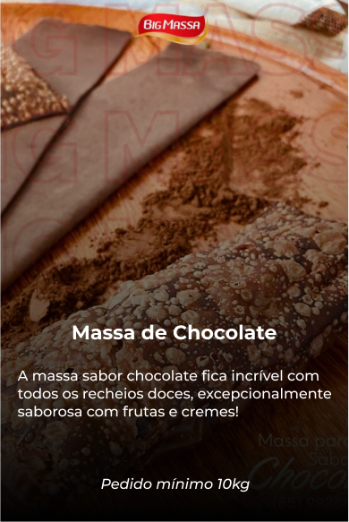 Massa chocolate